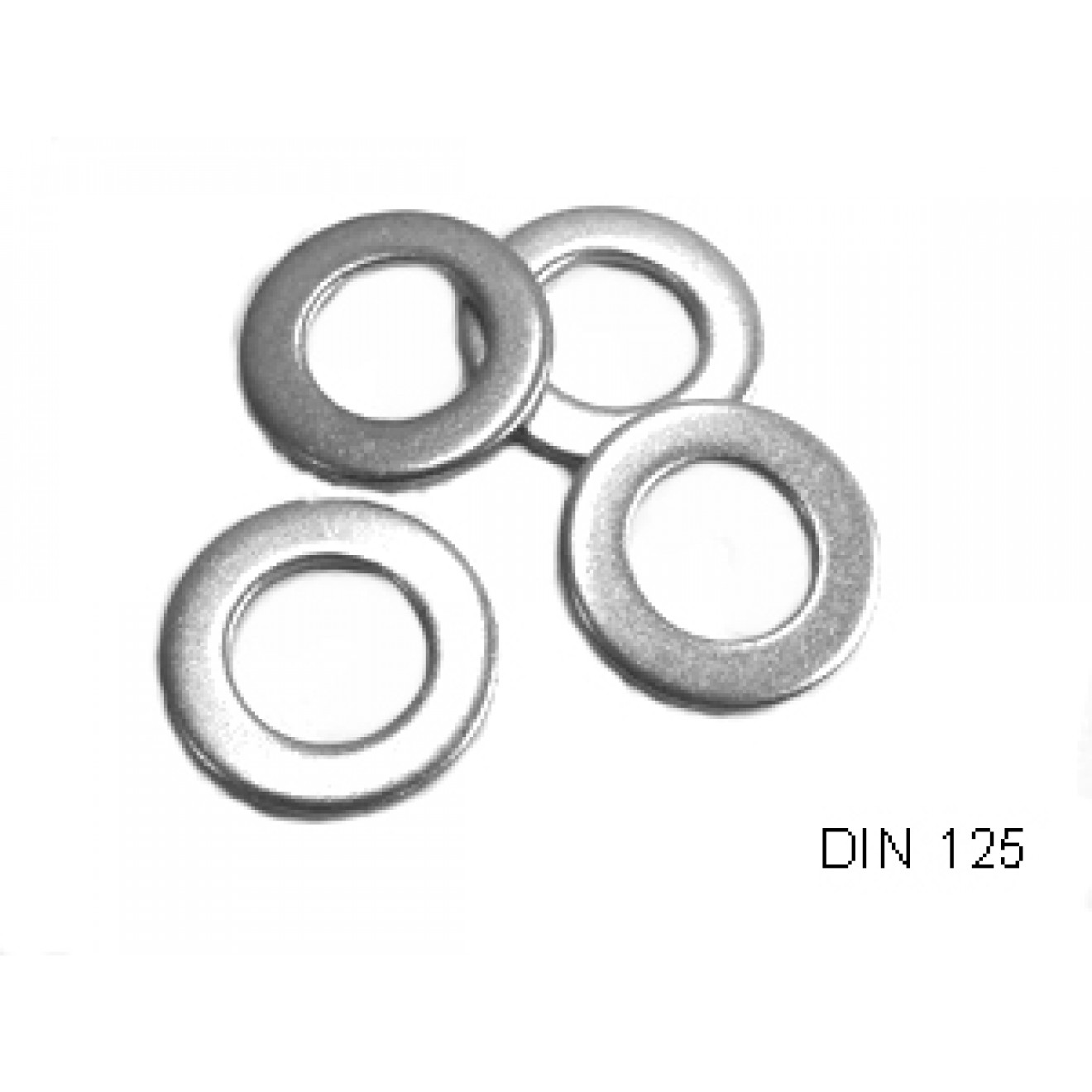 Unterlegscheibe DIN 125, 8,4 mm Edelstahl A2, 100 Stück